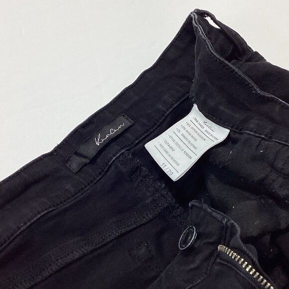 Kan Can Black Cutoff Shorts KanCan Estilo Shorts Stretch Cutoffs Size 11 - Picture 4 of 9